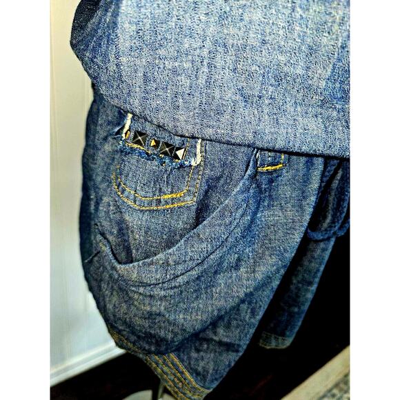 Apple Bottom Jeans Jumper Tunic with Drawstring Women's Large - Picture 9 of 16